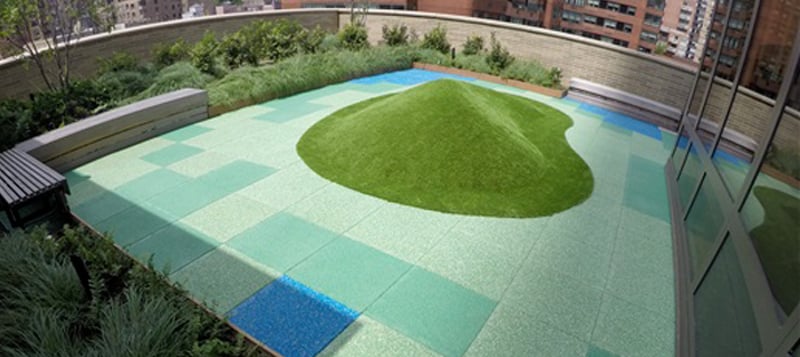 Rooftop Playground at Children's Rehab Center